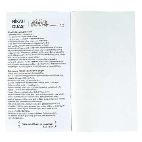  Dini Nikah Akdi Hatıra Cüzdanı 8.Sayfa/32 Farzlı