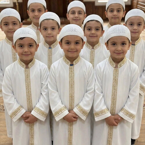  İhtisas İcazet Cübbesi Açık Krem Astarsız ve Cepsiz