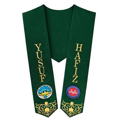 Hafızlık İcazet Merasim Atkısı Yeşil