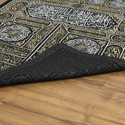  Kabe Kapısı Örtüsü Dokuma-Siyah (68x114 cm-395 gr)