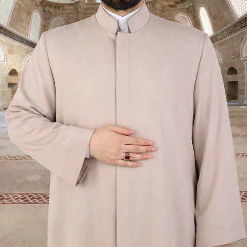 Yazlık Kuduri Namaz ve İmam Cübbesi Uzun Vizon Enderun Model