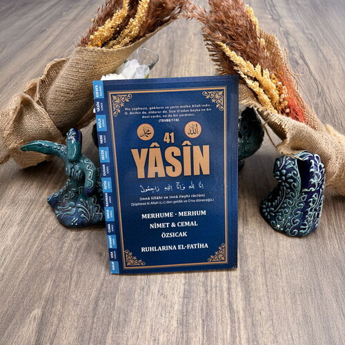 Yasin Cüzü İsim Baskılı 30 Adet (Orta Boy 16×24, 192 Sayfa)