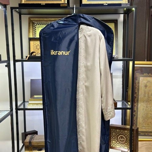  Su Geçirmeyen Sarık Cepli  Lacivert Elbise & Cübbe Kılıfı 160x55cm