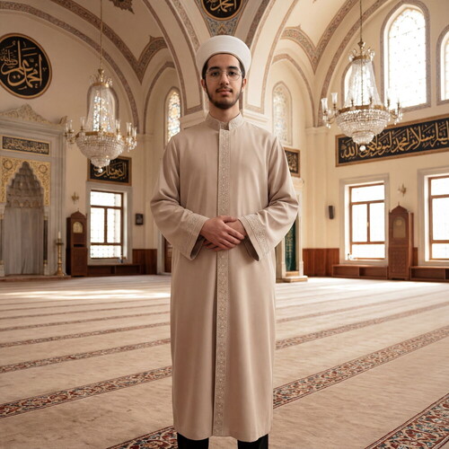  Abid İmam Cübbesi Vizon